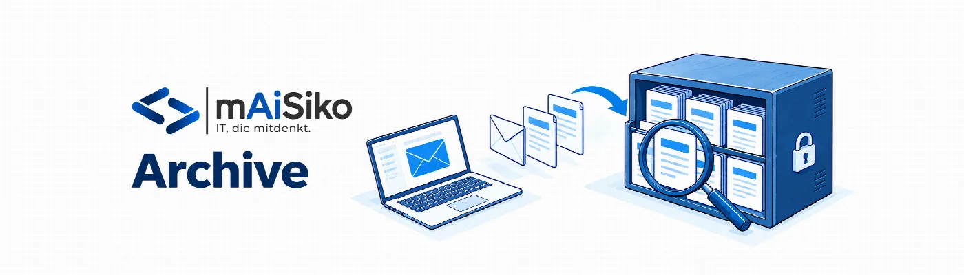E-Mails und Dokumente digital archivieren und gezielt wiederfinden.